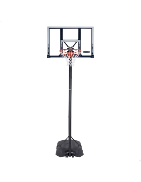 Lifetime Cesta de basquete ultrarresistente altura ajustável de 244-305 cm azul e branca