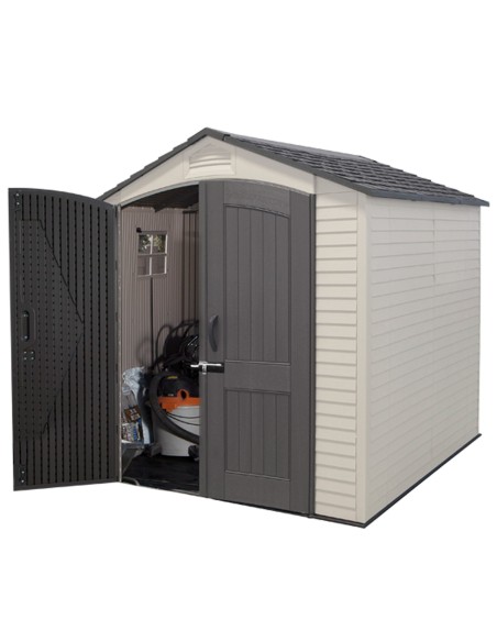 Lifetime Casinha de jardim ultrarresistente com janela 214x213x227 cm