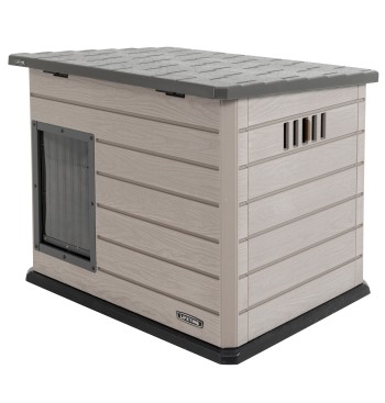 Lifetime Casinha de cachorro cinza 120x97 cm