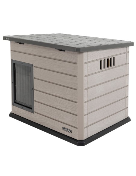 Lifetime Casinha de cachorro cinza 120x97 cm