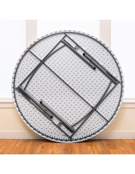 PEAKFORM Mesa redonda com pés dobráveis Ø180x74 cm