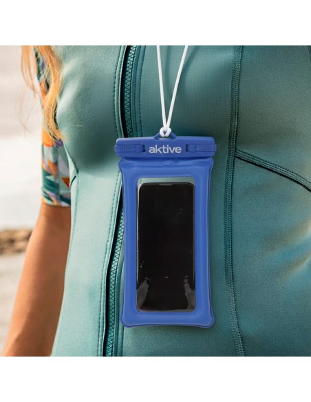 Conjunto de bolsas impermeáveis com saco de 20L pochete e suporte para celular