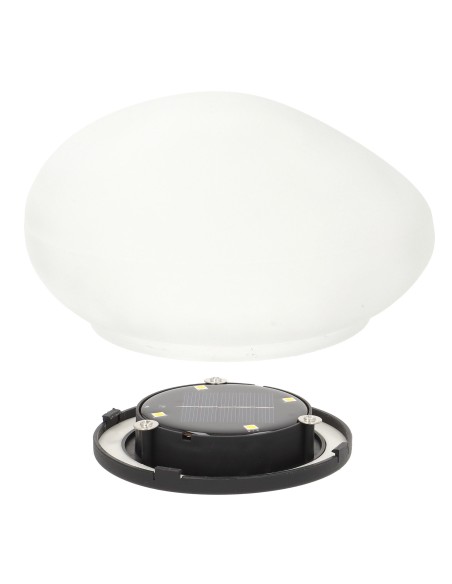 Refletor solar LED com efeito de pedra, 5 lúmens