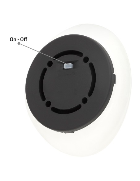 Refletor solar LED com efeito de pedra, 5 lúmens