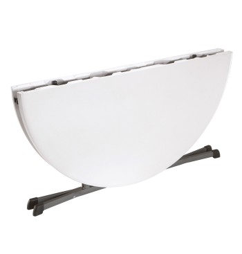 Lifetime Mesa dobrável redonda, branca, Ø152x75,5 cm 2