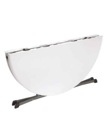 Lifetime Mesa dobrável redonda, branca, Ø152x75,5 cm