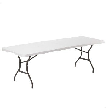 Lifetime Mesa dobrável retangular tipo maleta 245x76x74 cm