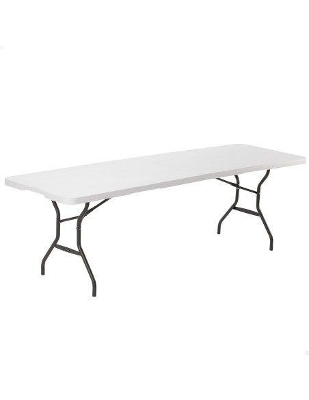 Lifetime Mesa dobrável retangular tipo maleta 245x76x74 cm