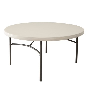 Lifetime Mesa redonda com pés dobráveis Ø152x74 cm