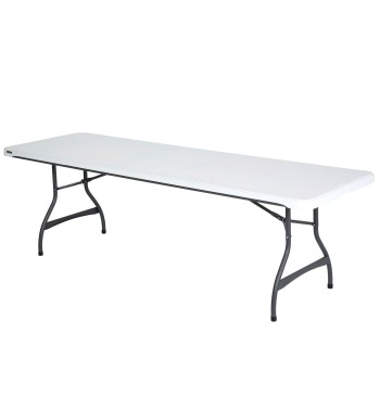 Lifetime Mesa retangular com pés dobráveis 244x76x74 cm