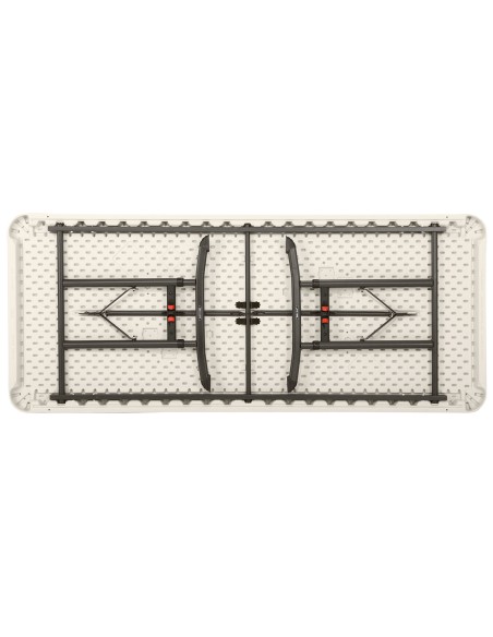 Lifetime Mesa com pés dobráveis ajustáveis 183x76x61-91 cm