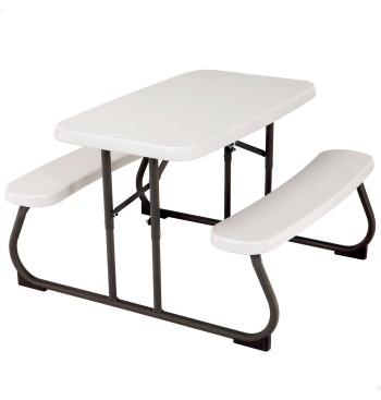 Lifetime Mesa de piquenique dobrável infantil 82,5x90x54 cm