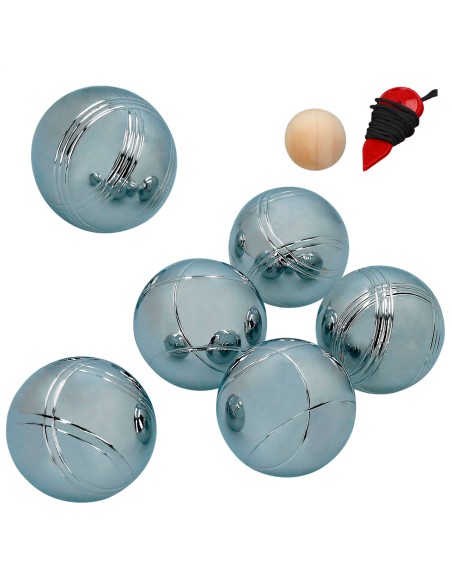Jogo de petanca com 6 bolas