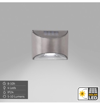 Conjunto de 4 candeeiros de parede solares LED 5-10... 2