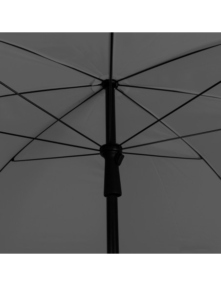 Guarda-sol de jardim basculante 240 cm UV30 cinza
