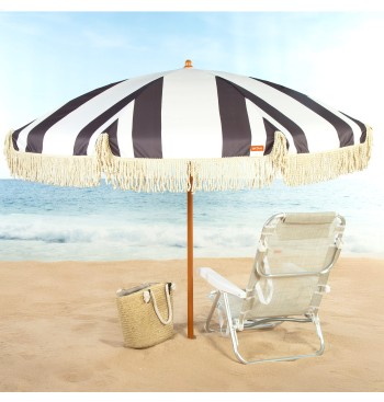 Guarda-sol de praia com 8 varetas, 200 cm, estampa em... 2