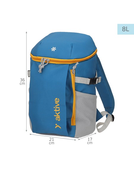 Mochila térmica azul de 8 litros