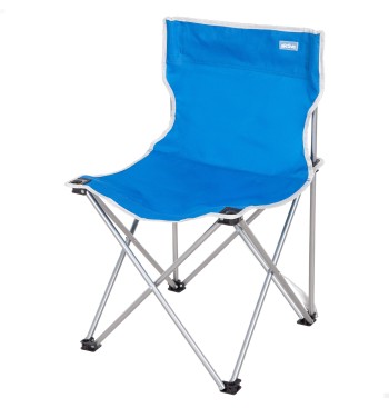 Cadeira de camping dobrável 43x43x71 cm azul com alça de...