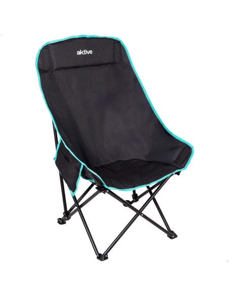Cadeira de camping dobrável 55x45x90 cm com bolsa de transporte