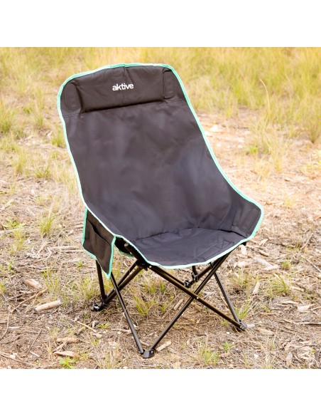 Cadeira de camping dobrável 55x45x90 cm com bolsa de transporte