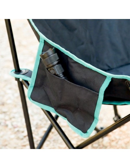 Cadeira de camping dobrável 55x45x90 cm com bolsa de transporte