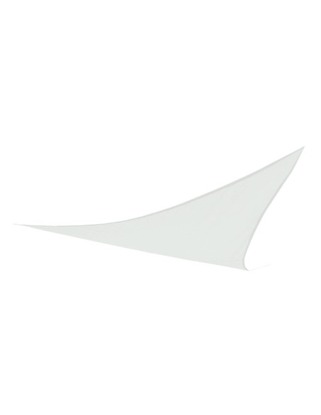 Toldo triangular de sombreamento 500x500x500 cm branco