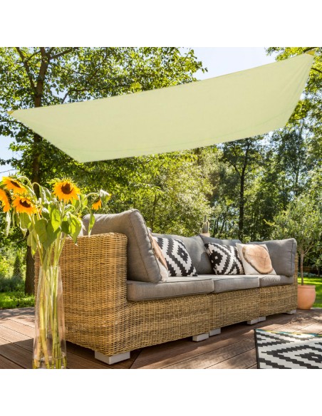 Toldo retangular para sombra 300x200 cm cor creme