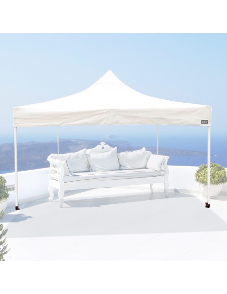 Gazebo Max-Air dobrável e regulável em altura 300x300x220/320 cm branco