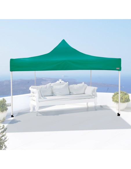 Gazebo Max-Air dobrável e regulável em altura 300x300x220/320 cm verde