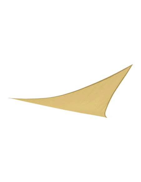 Toldo triangular de 360x360x360 cm na cor creme