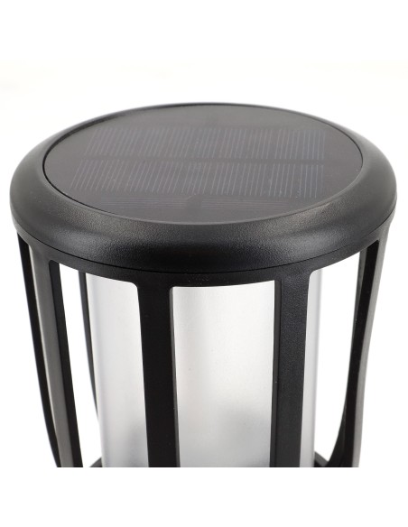 Sinalizador solar LED para exterior, luz quente em movimento, 14 lúmens