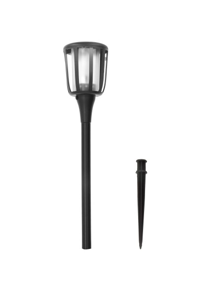 Sinalizador solar LED para exterior, luz quente em movimento, 14 lúmens