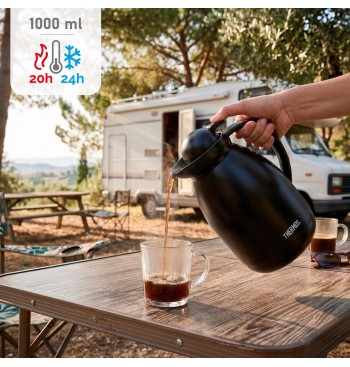 Garrafa térmica Thermos 1L preta 2