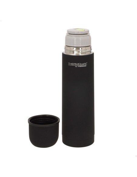 Garrafa térmica Thermos de aço inoxidável 500 ml preta