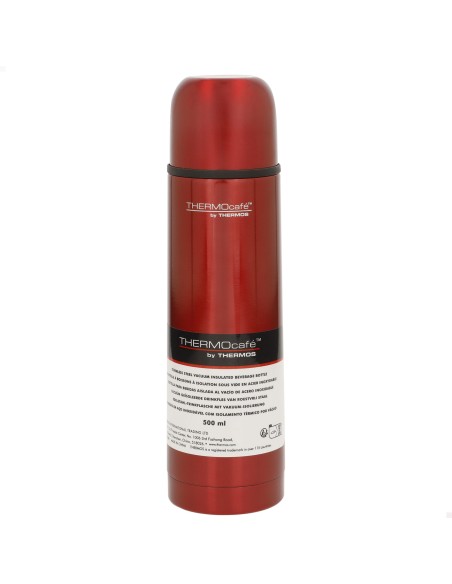 Garrafa térmica Thermos de aço inoxidável 500 ml vermelha