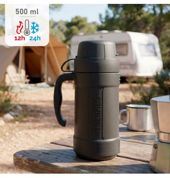Garrafa térmica Thermos cinzenta de 500 ml 2
