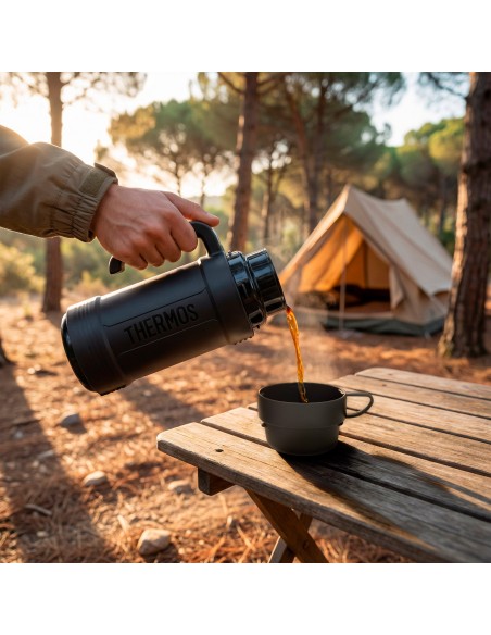 Garrafa térmica Thermos cinzenta de 500 ml