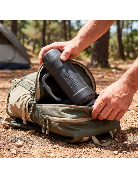 Garrafa térmica Thermos cinzenta de 500 ml