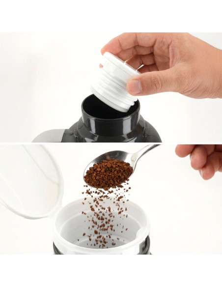 Garrafa térmica Thermos cinzenta de 1 litro