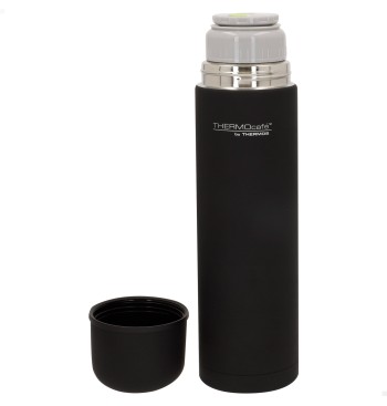 Garrafa térmica Thermos em aço inoxidável 1L preto