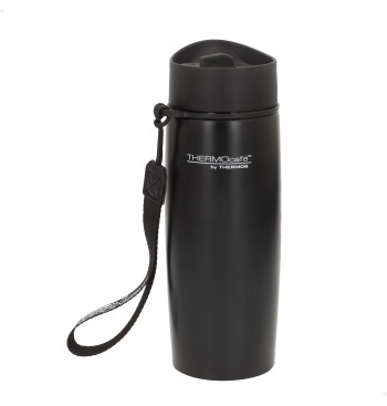 Garrafa térmica de aço inoxidável Thermos de 350 ml preta...