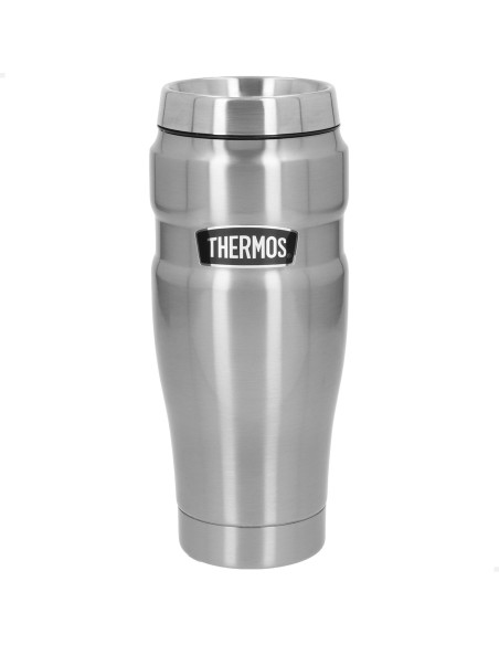 Thermos Garrafa térmica de aço inoxidável 470 ml prata