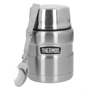 Garrafa térmica para alimentos Thermos 470 ml em aço...