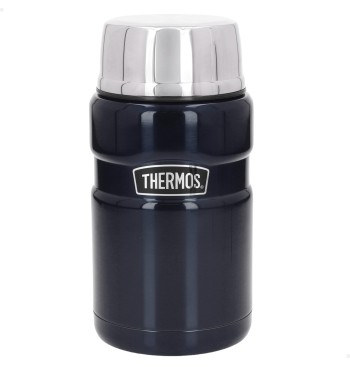 Garrafa térmica para alimentos Thermos 710 ml em aço...