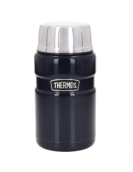 Garrafa térmica para alimentos Thermos 710 ml em aço inoxidável azul