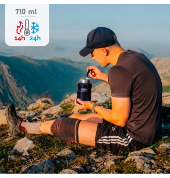 Garrafa térmica para alimentos Thermos 710 ml em aço... 2