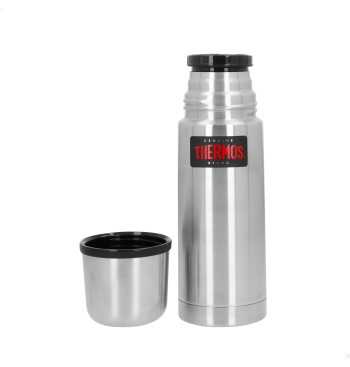 Garrafa térmica Thermos de aço inoxidável 350 ml prata