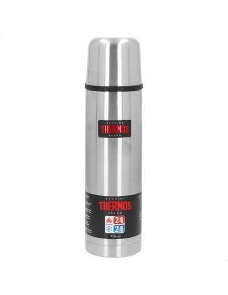 Garrafa térmica Thermos de aço inoxidável 750 ml prata
