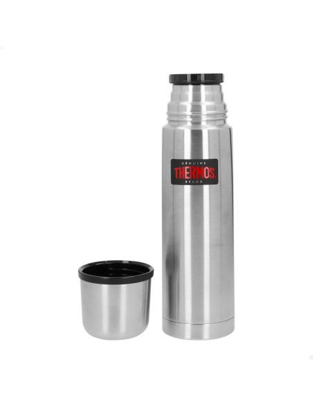 Garrafa térmica Thermos de aço inoxidável 500 ml prata