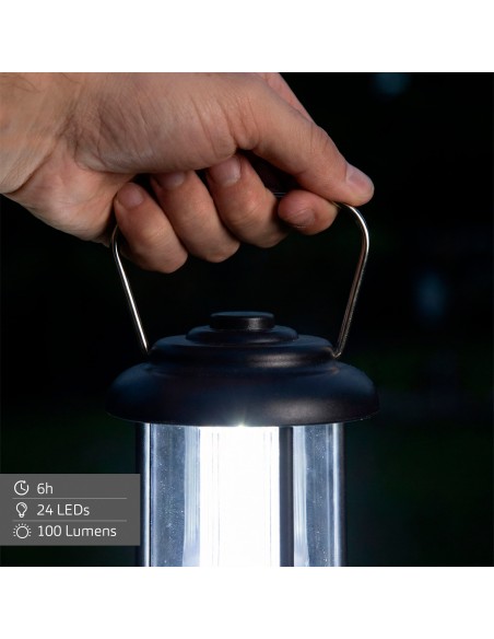 Lâmpada de campismo LED recarregável 100 lúmens